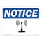 Signmission OSHA Notice Sign, 7" Height, 10" Width, Rigid Plastic, Radio Frequency Hazard Sign, Landscape OS-NS-P-710-L-16642 - alternate 1